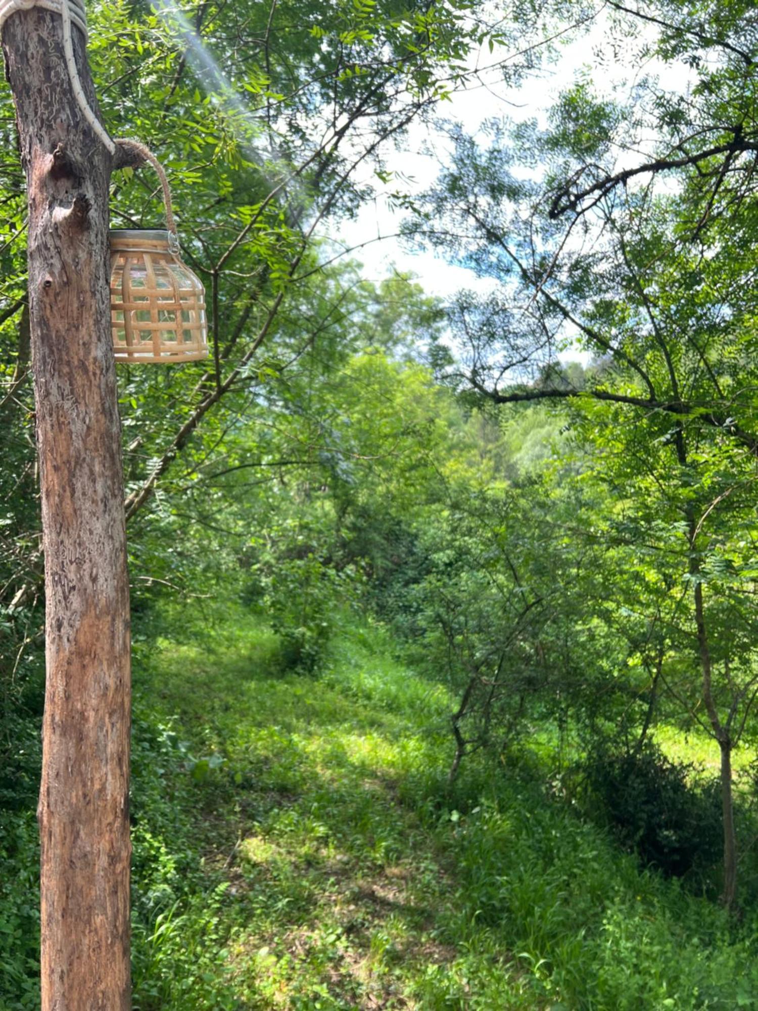 Tente Lodge En Pleine Nature Sumène Exteriör bild